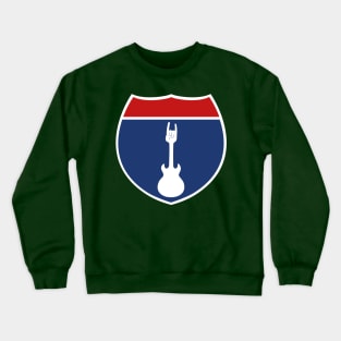 Guitar Shield Crewneck Sweatshirt